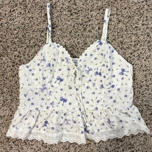 Arizona Women's Size M Lace Cami Top